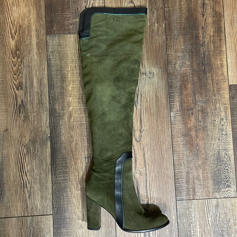 💙Gordana Dimitrijevic Suede Leather Tall Boots - Picture 14 of 15